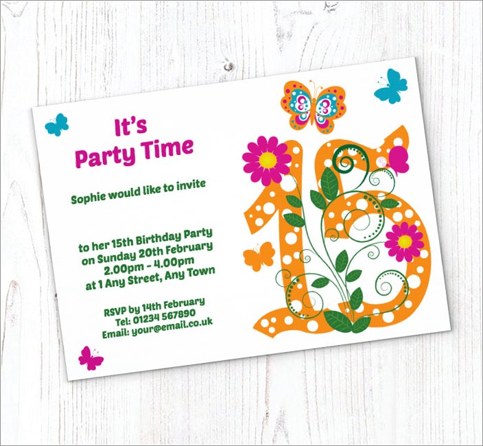 Free Online Butterfly Invitations