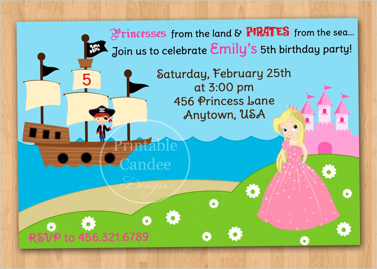 Free Pirate Birthday Invitations