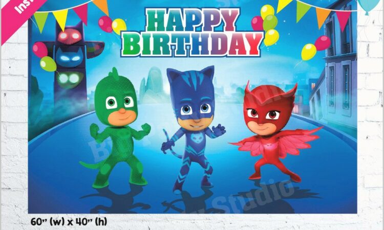 Free Pj Mask Invitations