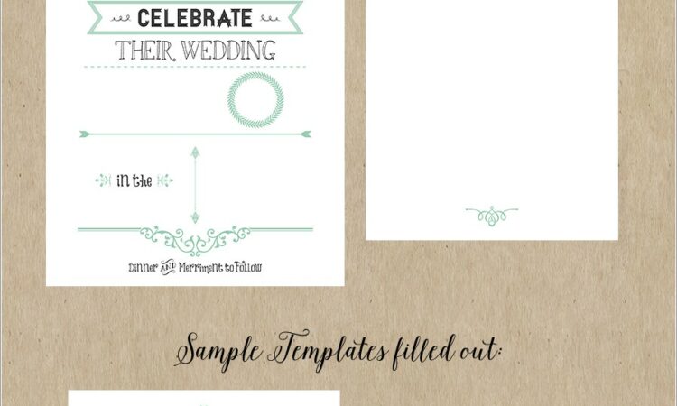 Free Printable 50th Wedding Anniversary Invitation Templates