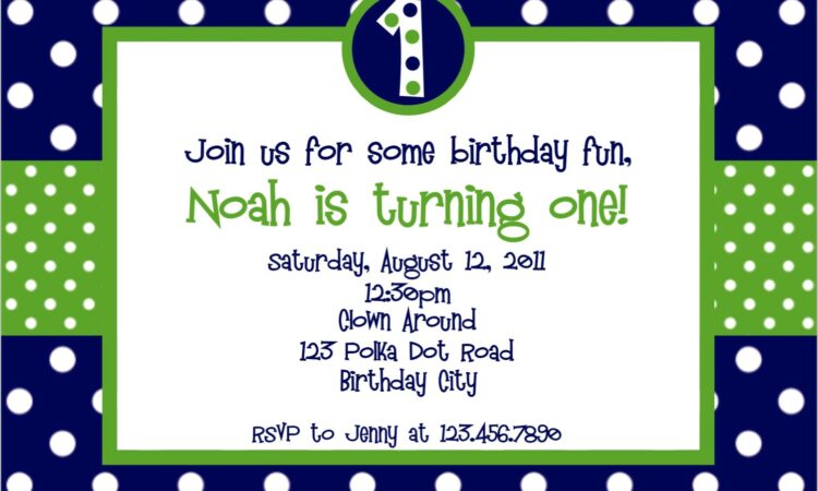 Free Printable Birthday Invitations For Boys