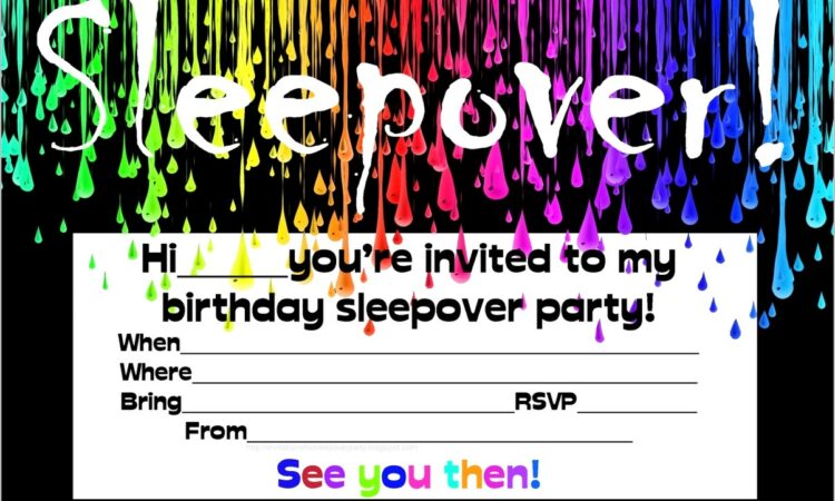 Free Printable Birthday Invitations For Teenage Girl