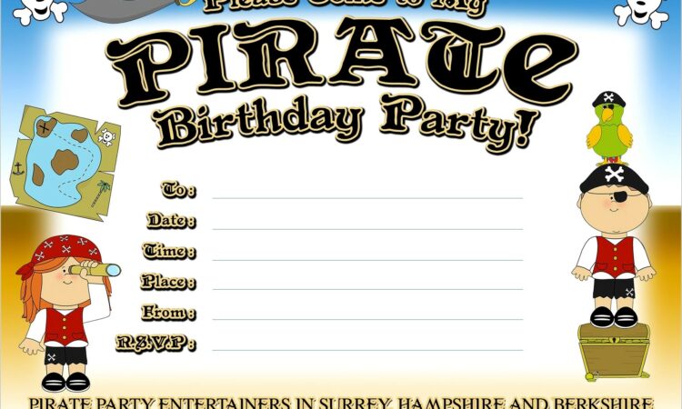 Free Printable Birthday Invitations With Photo Insert