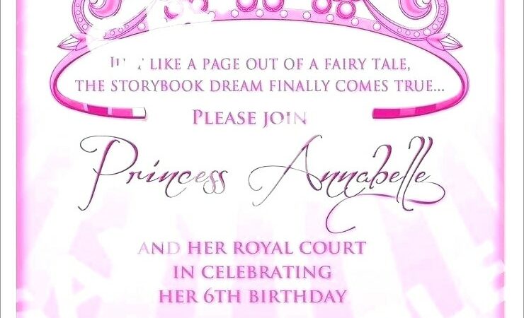 Free Printable Fairytale Invitation Template Free