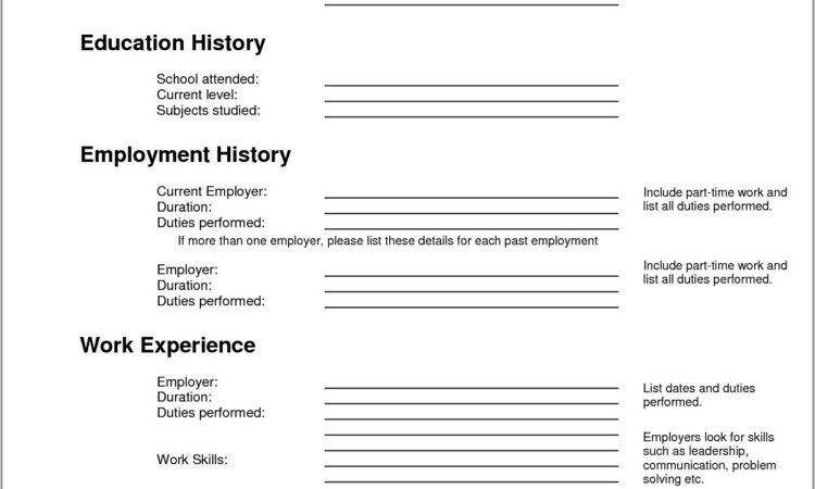 Free Printable Online Resume Templates