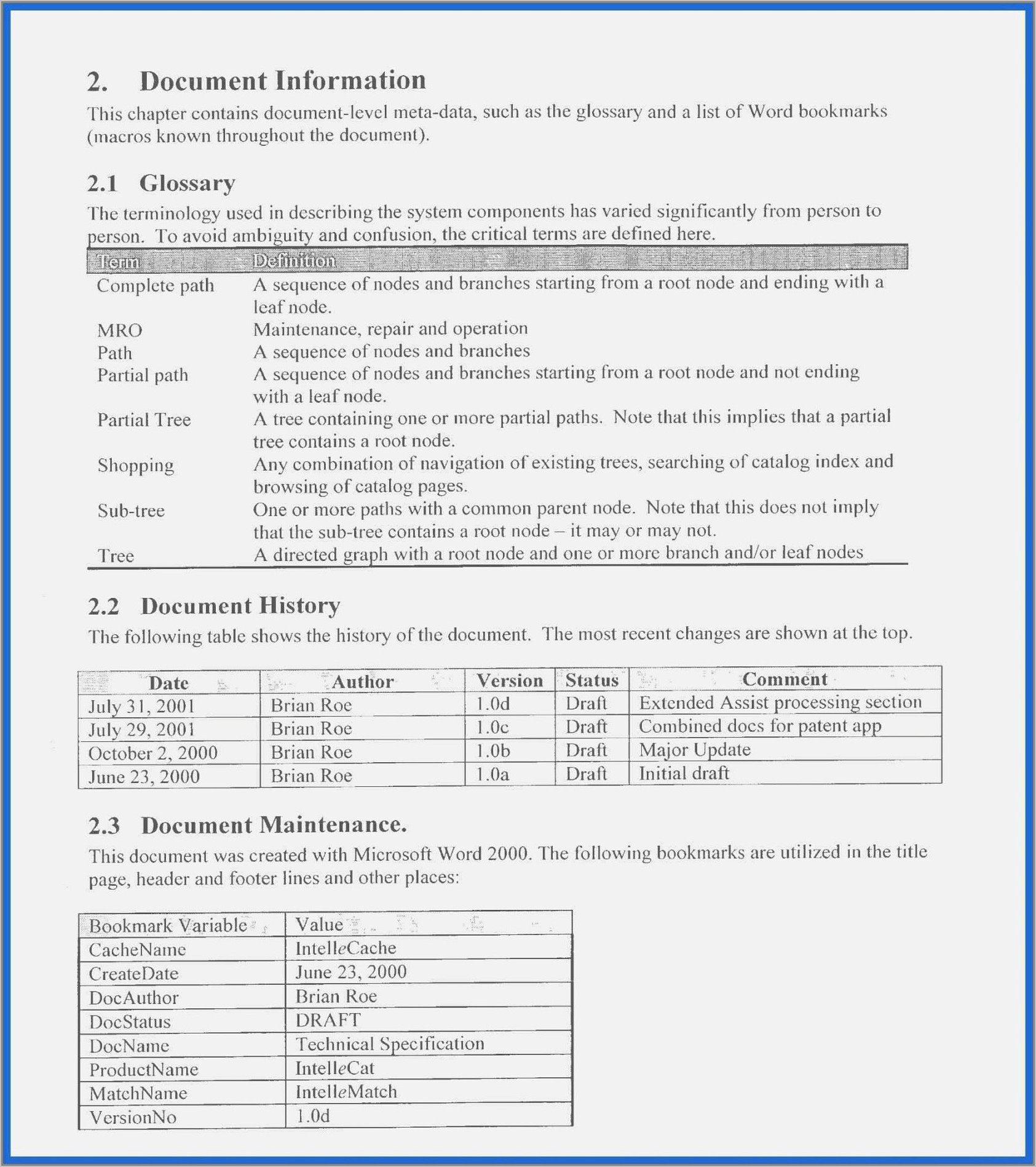 Free Printable Resume Examples