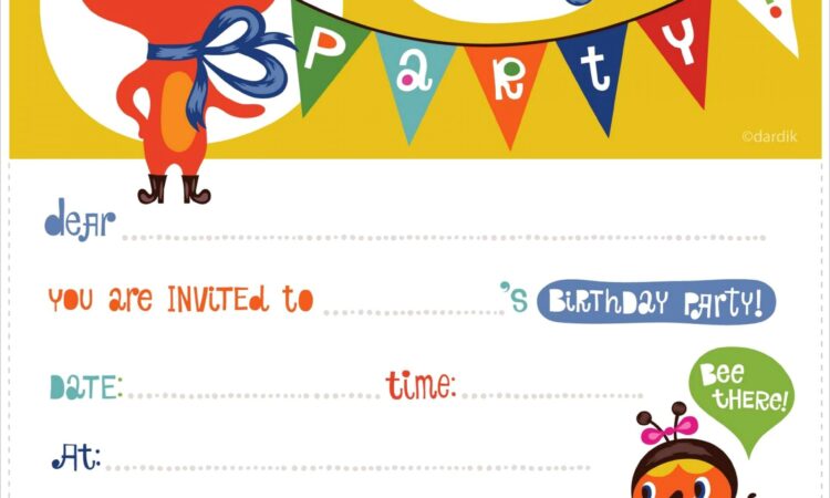 Free Printable Safari Birthday Invitation Templates