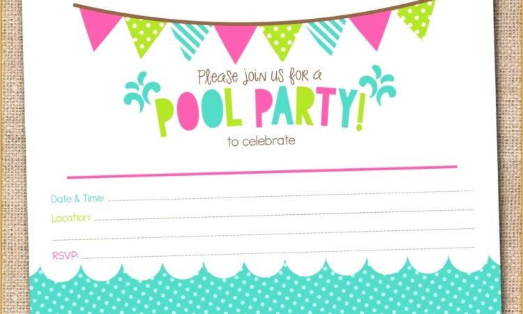 Free Printable Teenage Birthday Invitations Templates Free