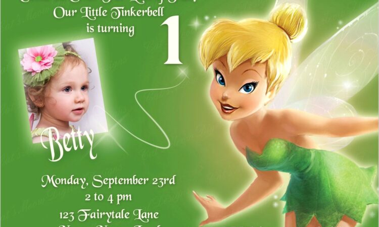 Free Printable Tinkerbell Invitation Template