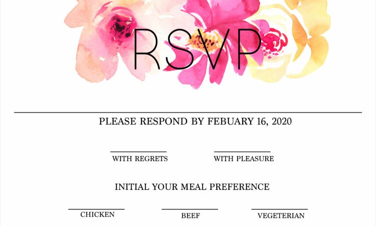 Free Printable Wedding Invitations And Rsvp Cards