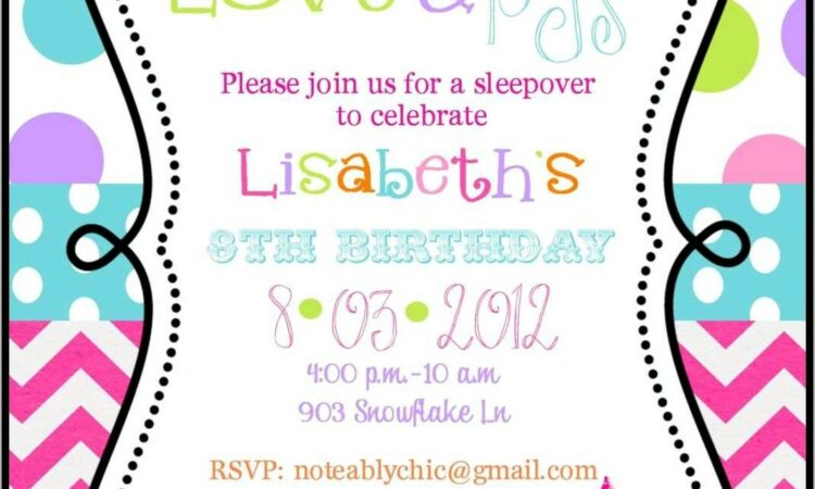 Free Pusheen Birthday Invitations