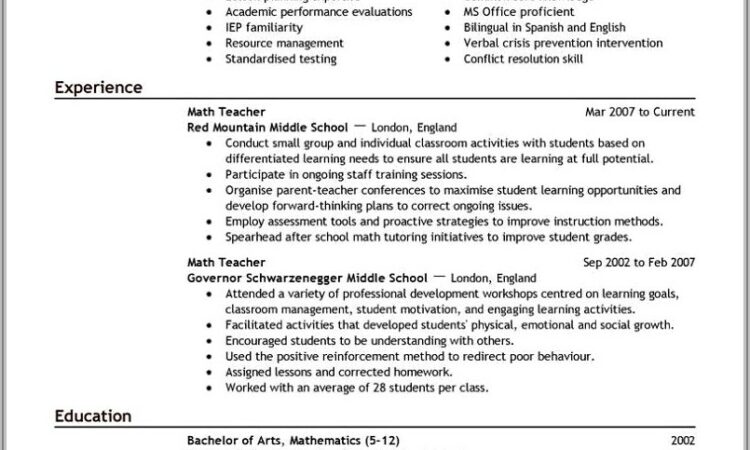 Free Resume Builder Printable