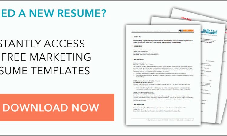 Free Resume Template For Recent College Graduate