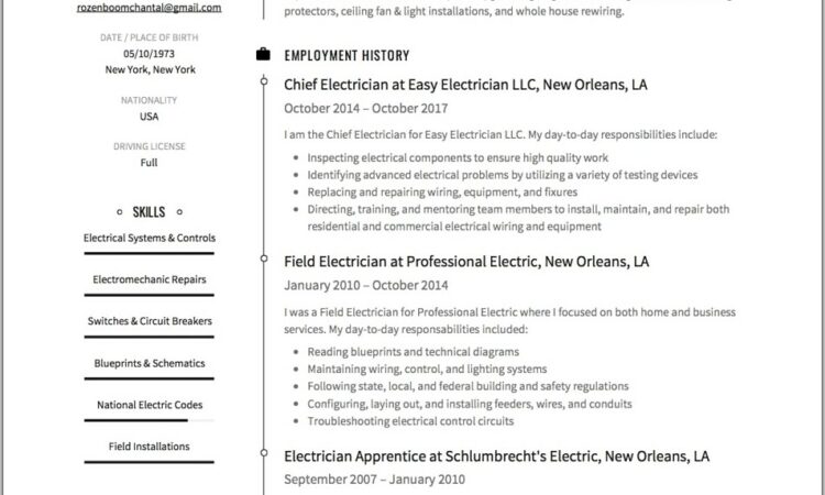 Free Resume Templates Download Pdf