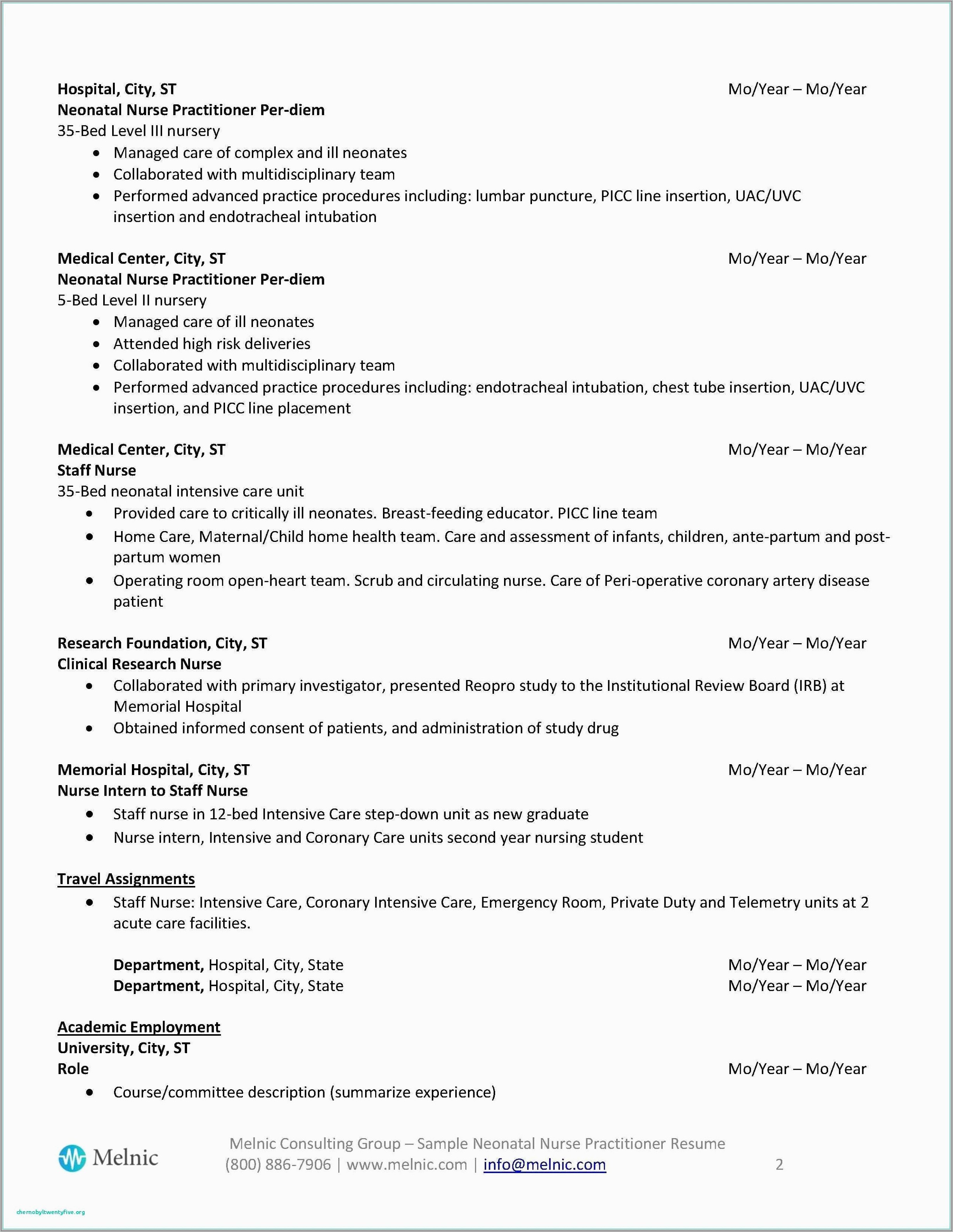 Free Resume Templates For New Graduate Nurses