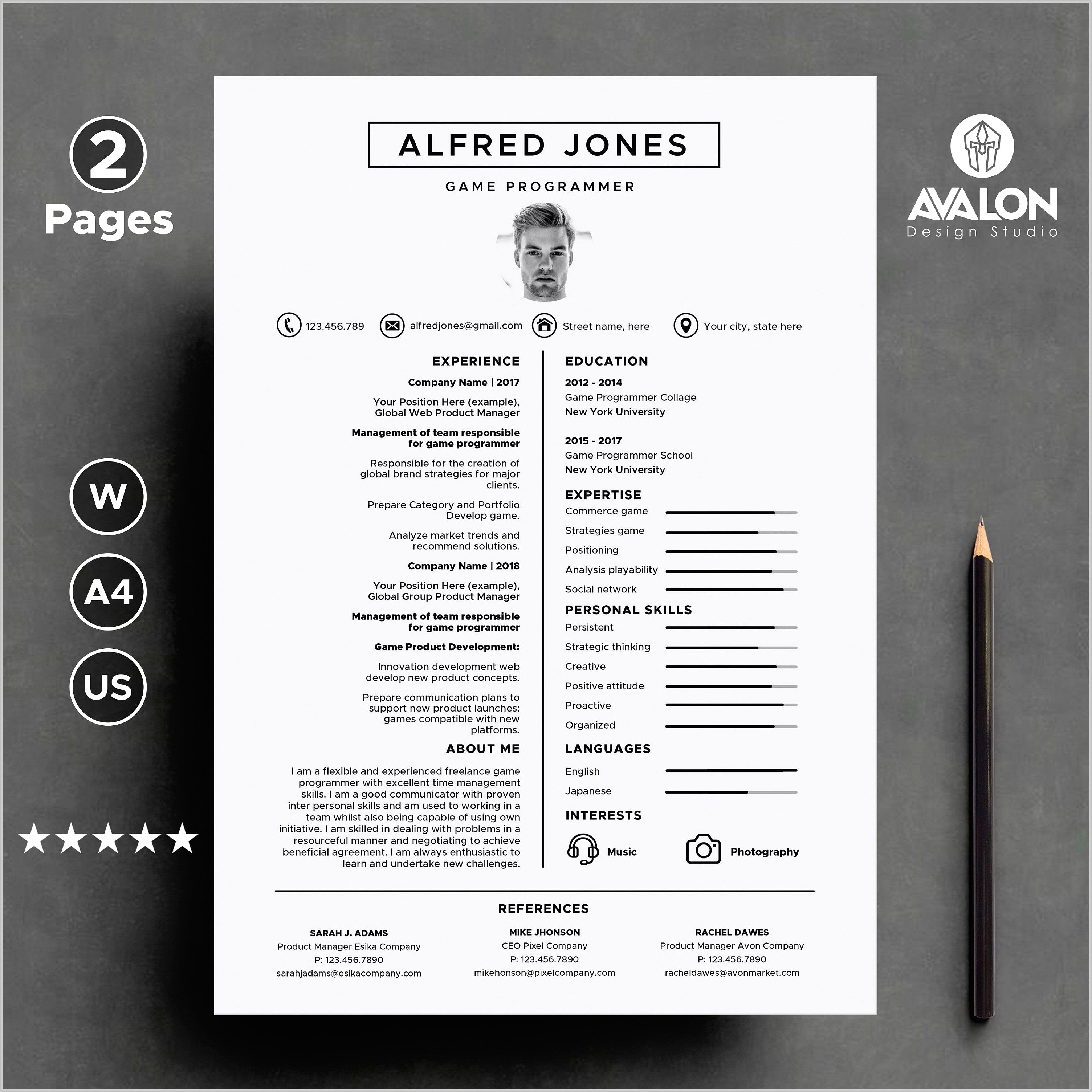 Free Resume Templates Word 2016