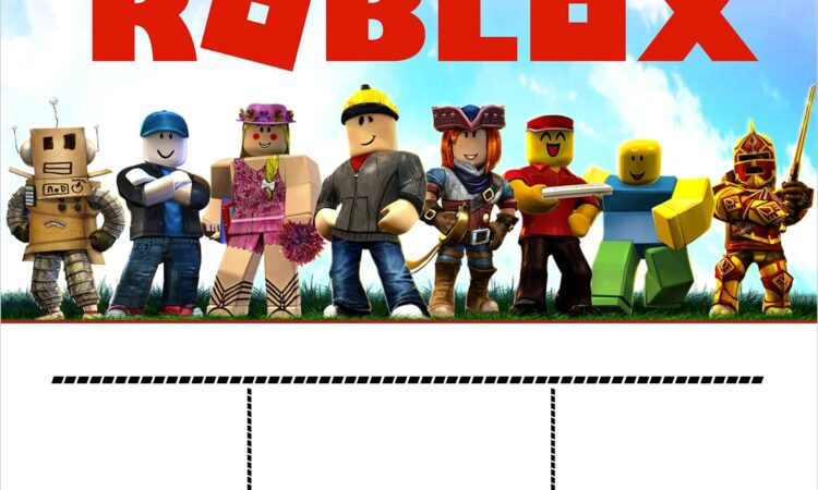 Free Roblox Birthday Invitation Templates