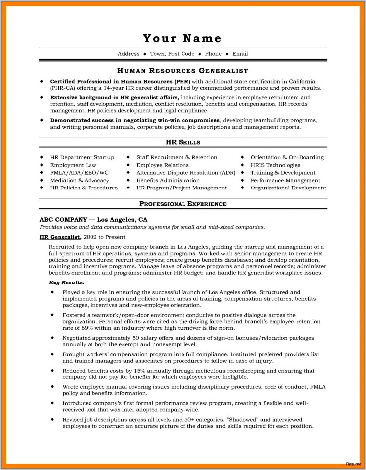 Free Sales Manager Resume Templates