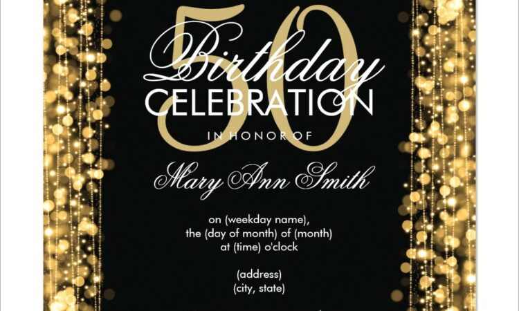 Free Sample Birthday Invitations