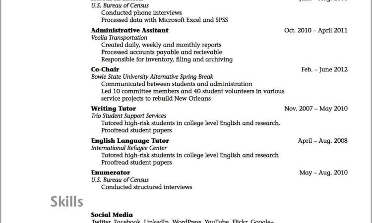 Free Sample High School Resume