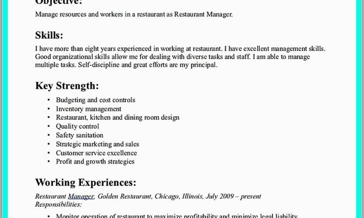 Free Sample Resume For Customer Service Manager