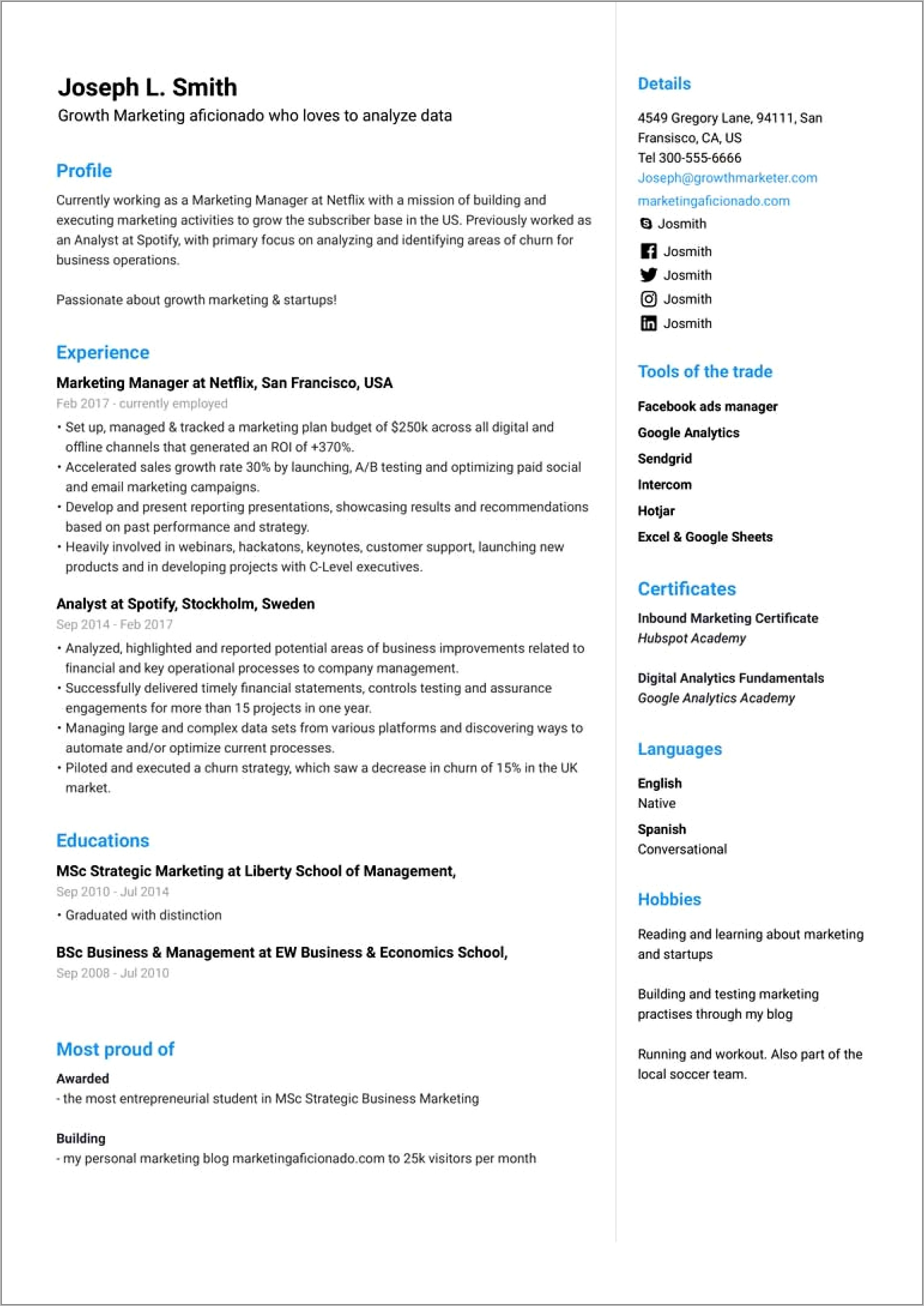 Free Student Resume Templates Australia