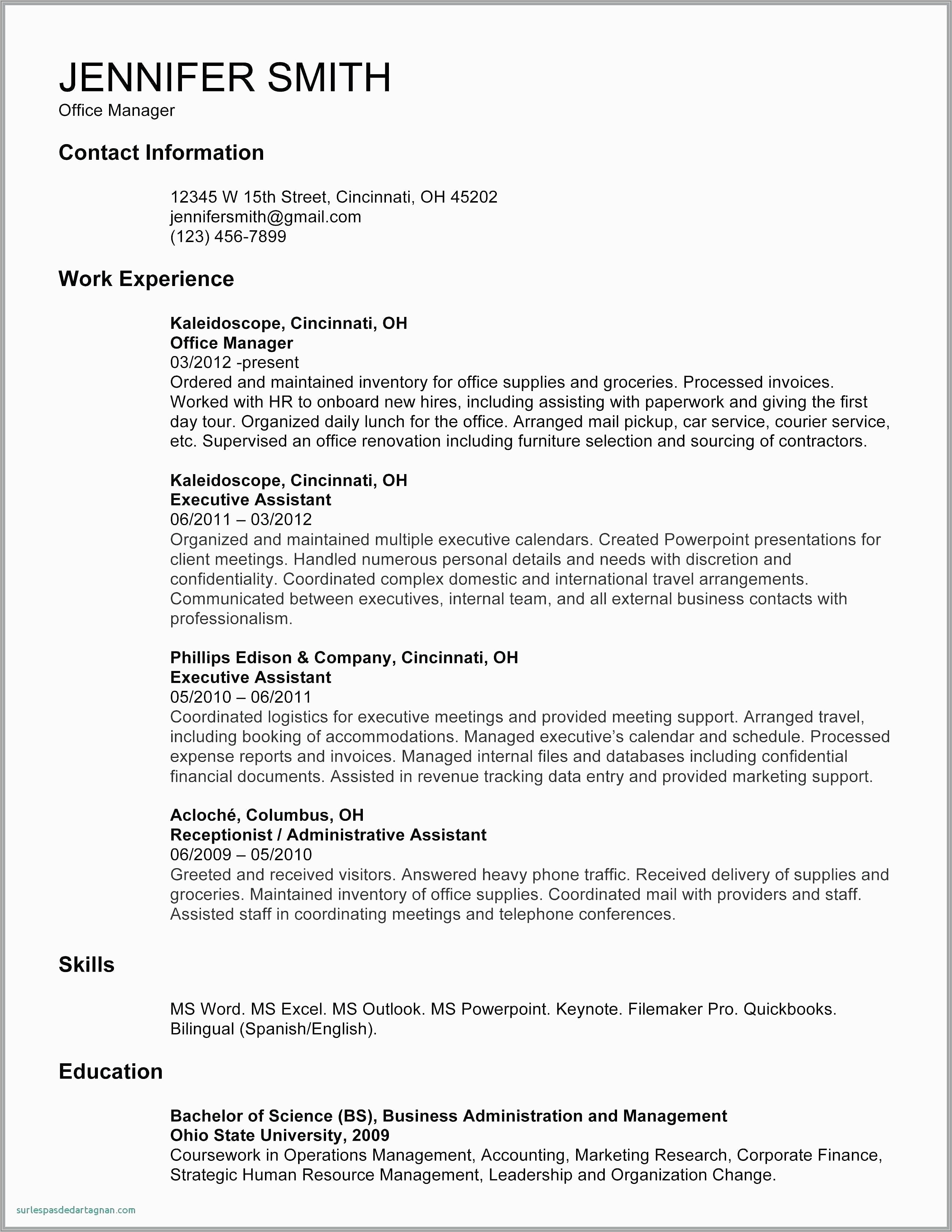 Free Templates For Resumes To Print