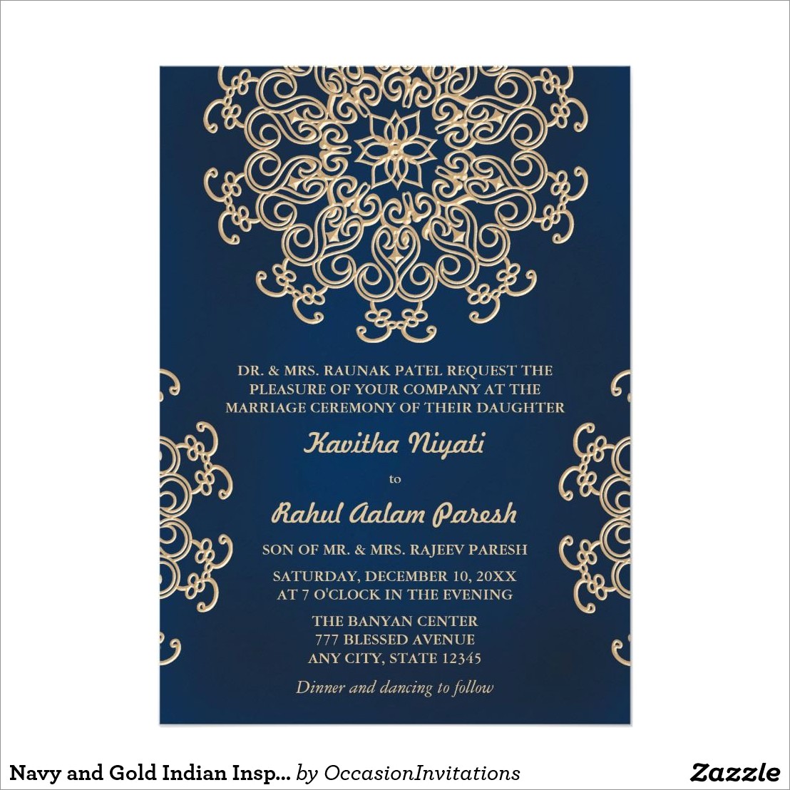 Free Wedding Invitation Samples Zazzle