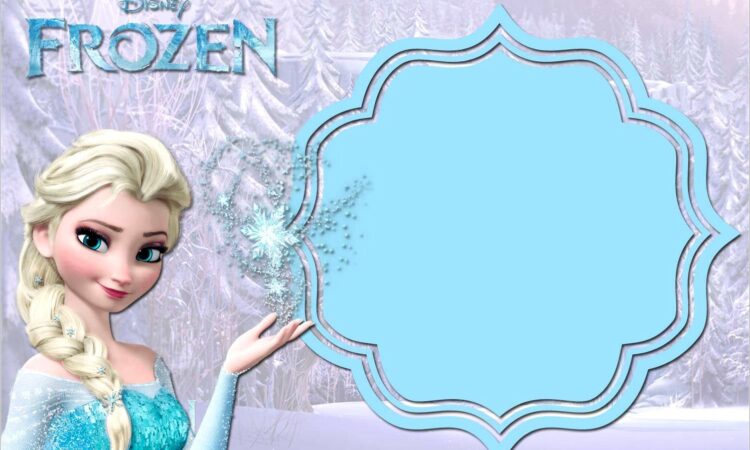 Frozen Birthday Invitation Template Free