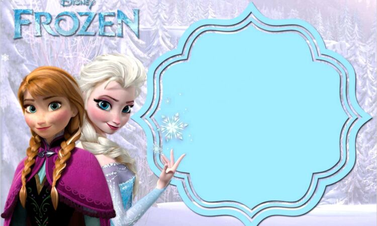 Frozen Birthday Invitations Template