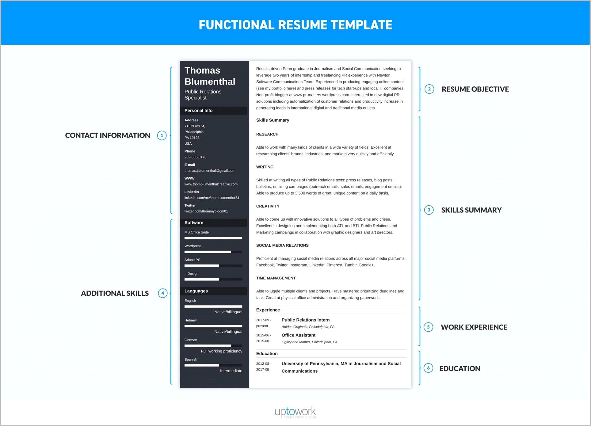 Functional Resume Format Free Download