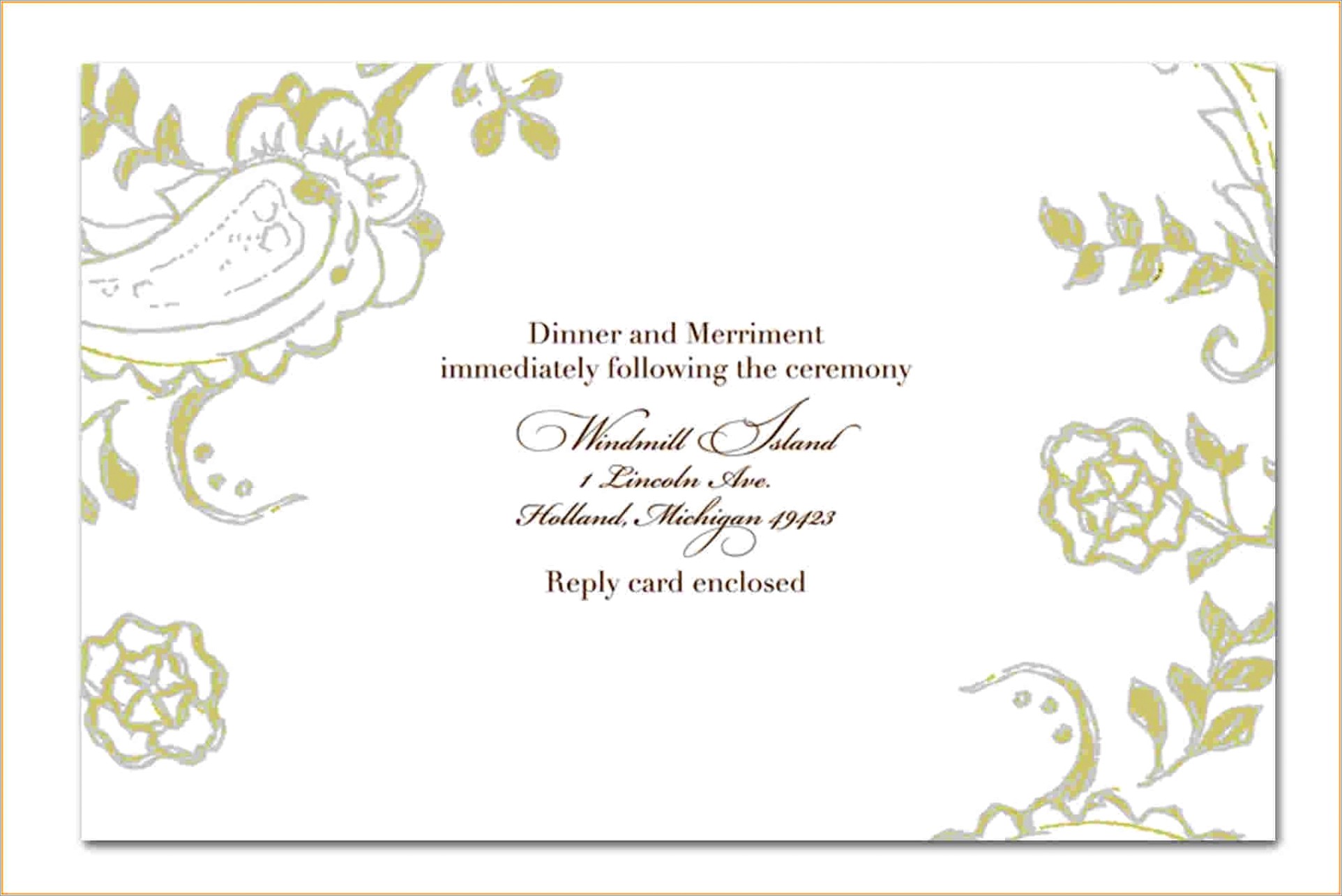 Funeral Invitation Template Free Download