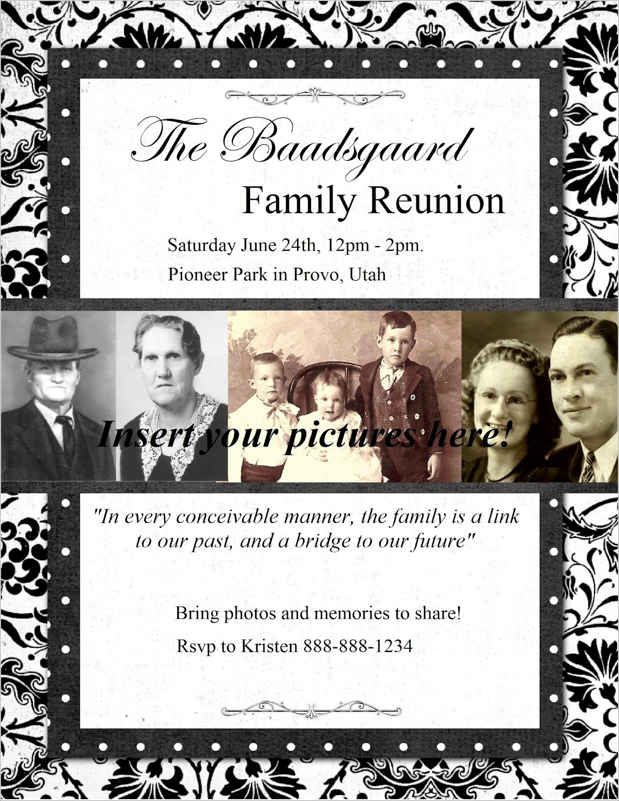 Funny Family Reunion Invitation Wording