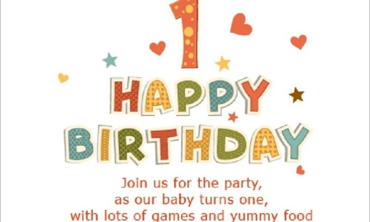 Funny First Birthday Invitation Wordings In Tamil