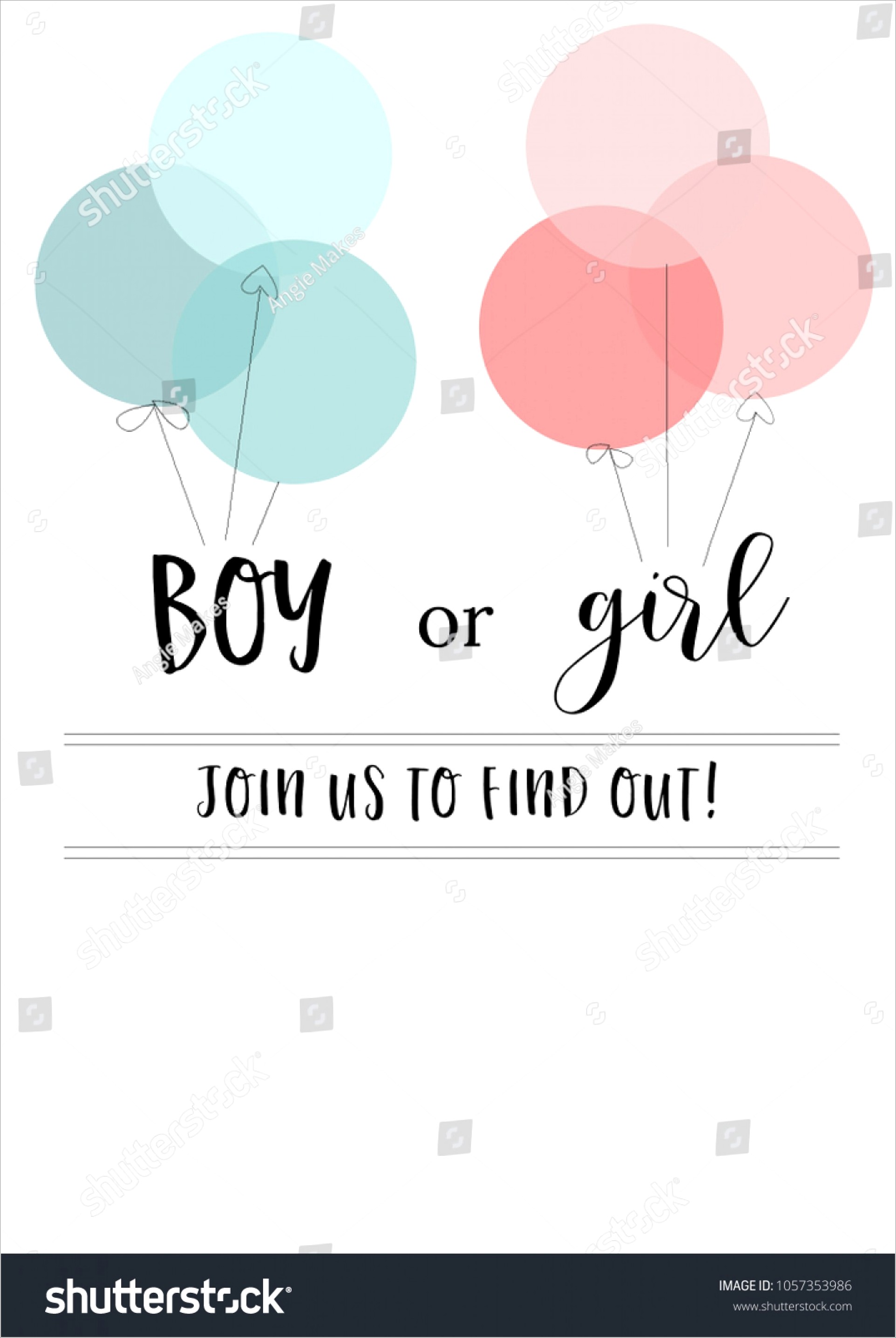 Gender Reveal Invitation Template Download