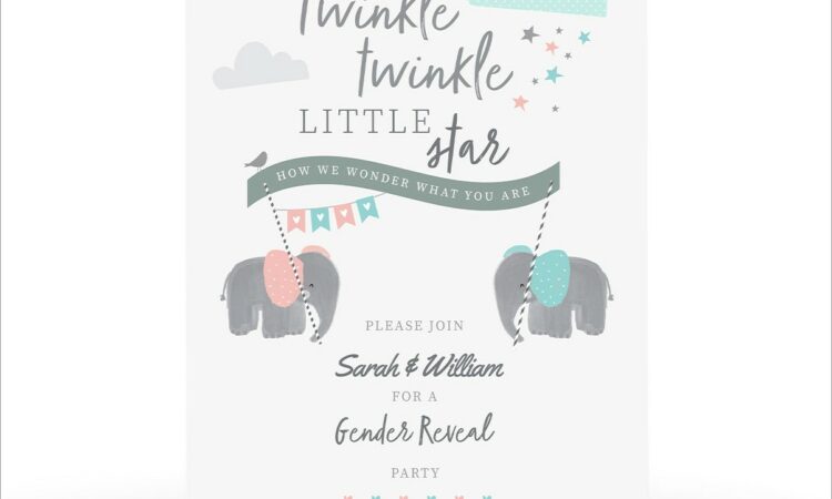 Gender Reveal Invitations Free Spanish