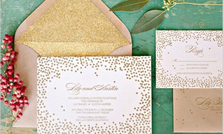 Glitter Paper For Wedding Invitations