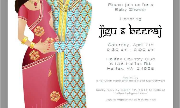 Godh Bharai Invitation Card Matter In Hindi