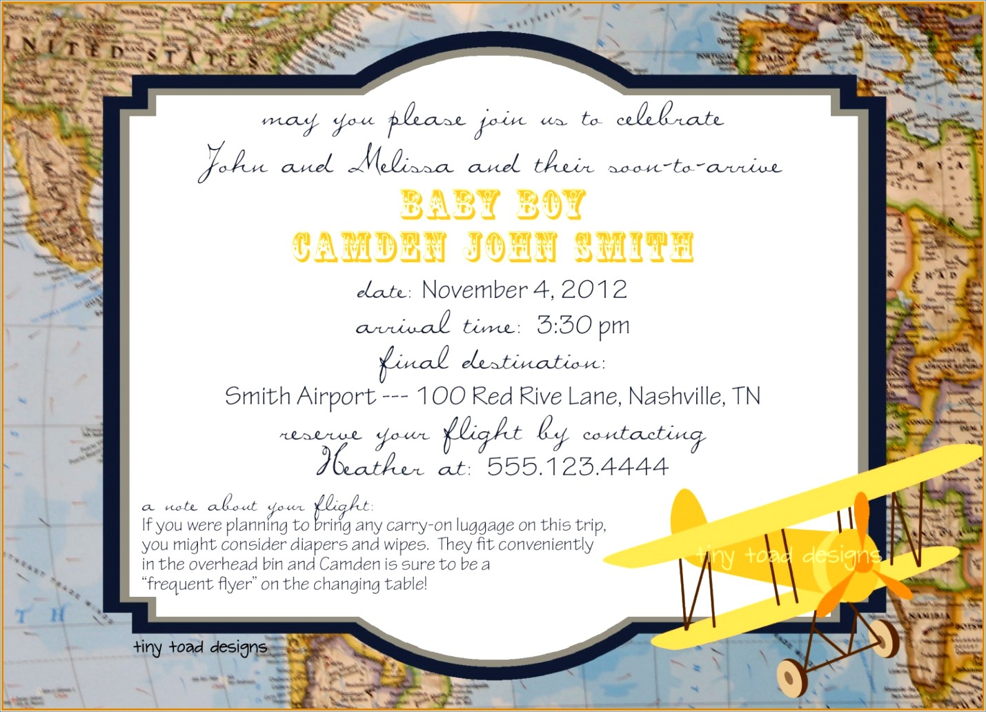 Going Away Invitations Templates