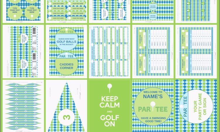 Golf Day Invitation Template Free