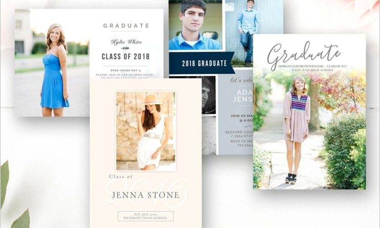 Graduation Invitation Photo Cards