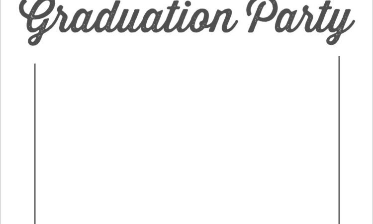 Graduation Open House Invitation Templates