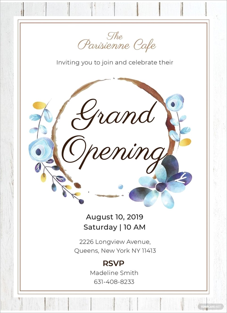 Grand Opening Invitation Template Word