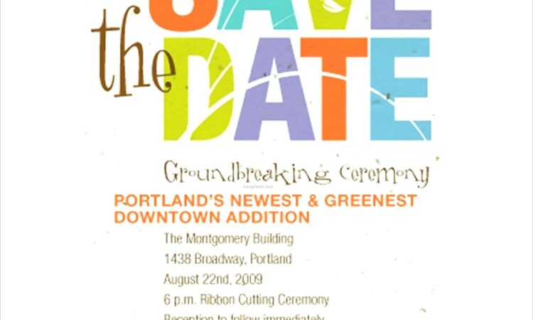 Groundbreaking Ceremony Invitation Template