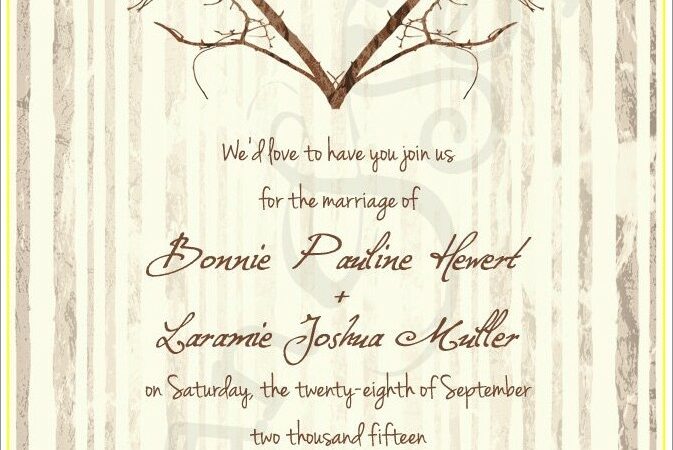 Harry Potter Wedding Invitation Template Free