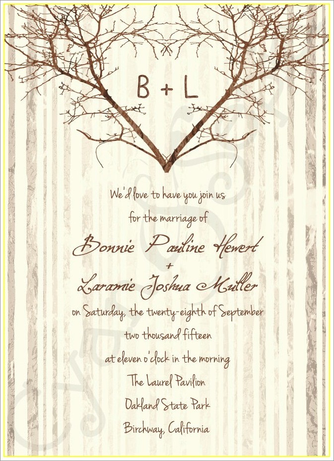 Harry Potter Wedding Invitation Template Free