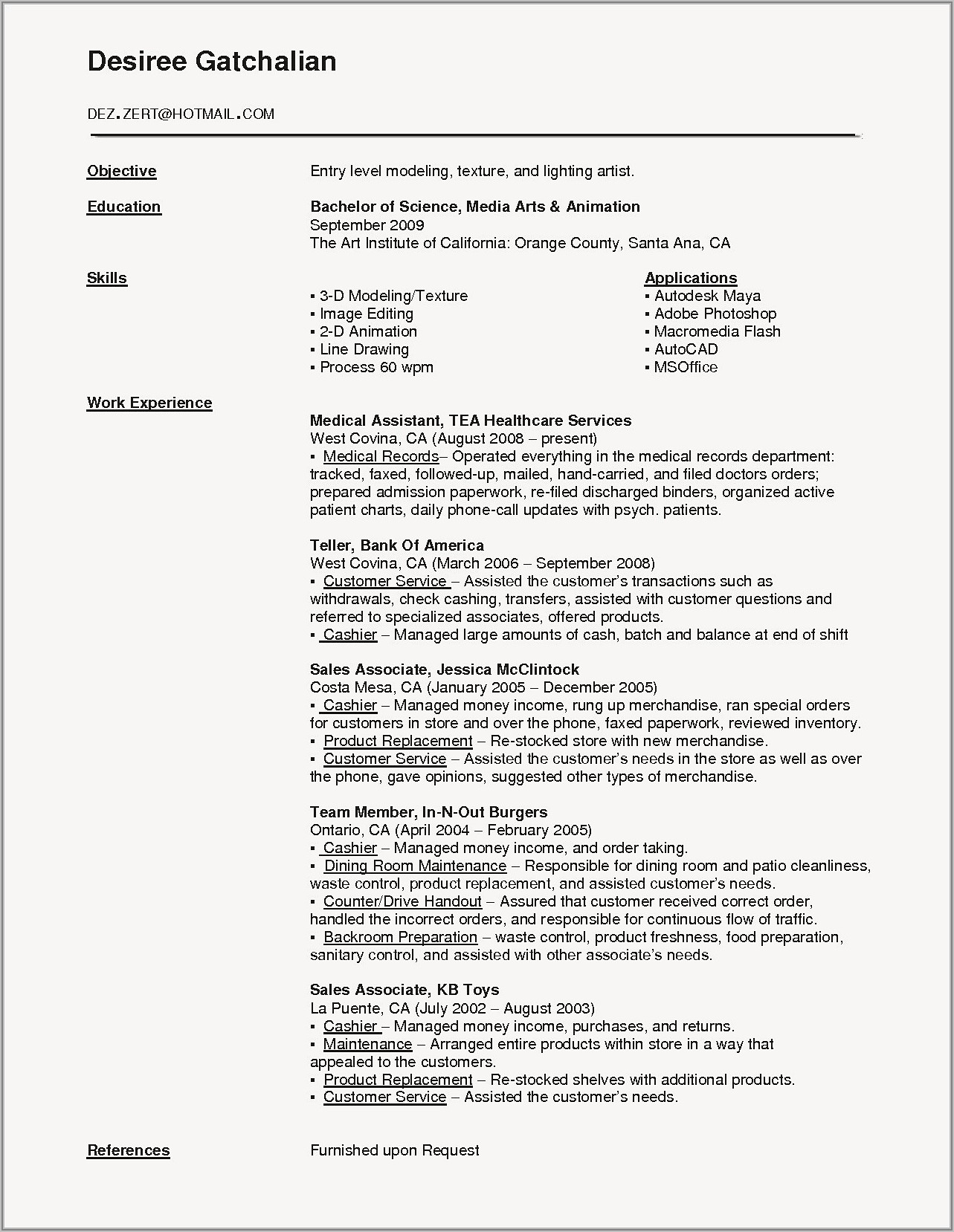Healthcare Administrative Assistant Resume Sample