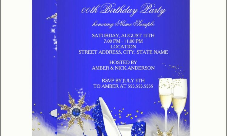 High Heel Birthday Invitations