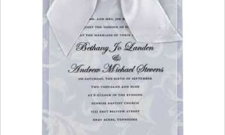 Hobby Lobby Invitations Templates