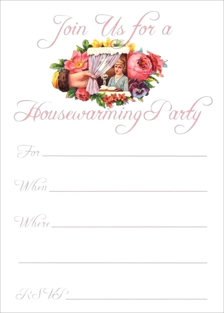 Housewarming Invitation Card Sample